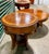Mid 20th Century A.r.t. Furniture Co. Round Coffee Table With Two End Tables For Sale - Image 5 of 12