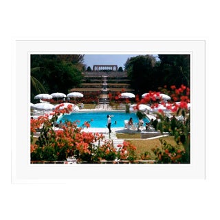 Ocean Club 1961 by Slim Aarons White Framed C Print For Sale