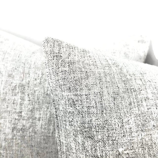 Stroheim Amatola in the Color Salt White and Black Woven Pillow Cover - 20" X 20" For Sale - Image 4 of 6