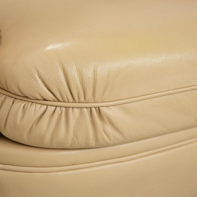 Animal Skin Three-Seater Sofa in Leather and Wood from Nieri For Sale - Image 7 of 16