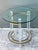 Metal Vintage Charles Hollis Jones Lucite and Brass Ring Side Table For Sale - Image 7 of 12