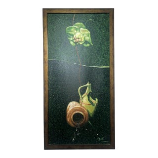 “Split Dream: Brokenness & Hope” Original Acrylic Painting by Elpedio Robinson, Jamaican Contemporary Artist For Sale