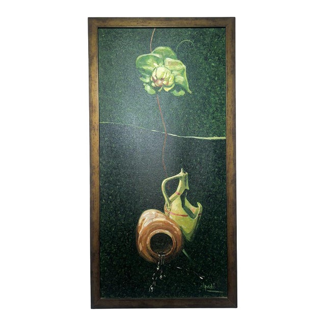 “Split Dream: Brokenness & Hope” Original Acrylic Painting by Elpedio Robinson, Jamaican Contemporary Artist For Sale