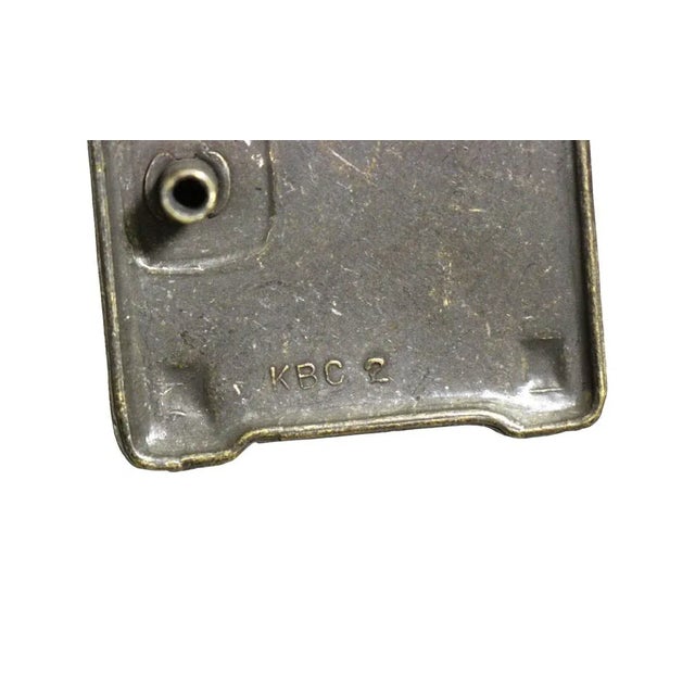 Early 21st Century Arts & Crafts Black Metal Trunk Handle For Sale - Image 5 of 7