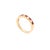 Tiffany and Co. Vintage Tiffany & Co. 18k Gold, Diamond, and Ruby Half Eternity Band Ring For Sale - Image 4 of 11