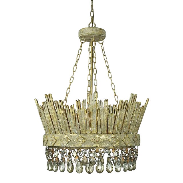 Transitional Provence Home Chandelier For Sale