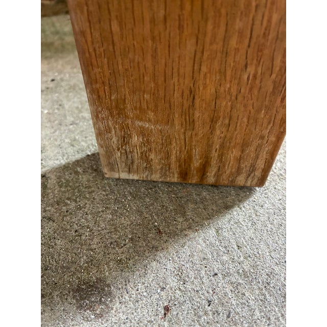 1960s Brutalist Wooden Side Table, Netherlands For Sale - Image 17 of 18