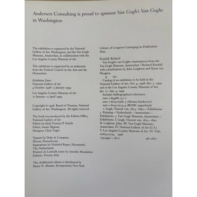Gold 1998 Van Gogh’s Van Goghs Masterpieces From the Van Gogh Museum Amsterdam For Sale - Image 8 of 12