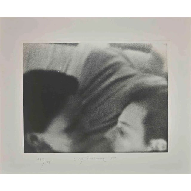 An Island in the Air is a Photograph realized by Urs Luthi in 1975. from the portfolio "Un'isola nell'aria", Vol. IV,...