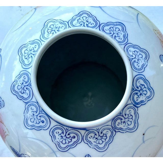 Vintage Chinese Cherry Blossom Jar For Sale In New York - Image 6 of 8