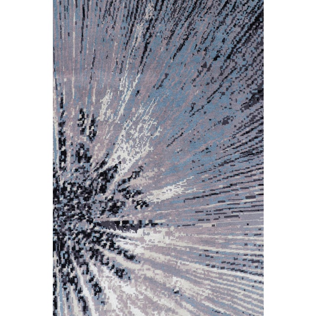 Abstract Rug & Kilim’s Modern Abstract Rug With Geometric Patterns “Zarmix” For Sale - Image 3 of 7