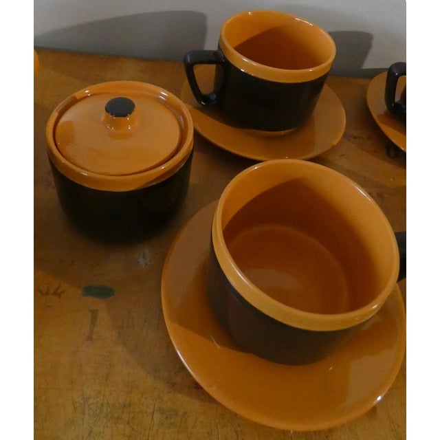 1960s Tea Set by Settimo Rometti for Rometti Ceramiche, 1960s, Set of 15 For Sale - Image 5 of 13