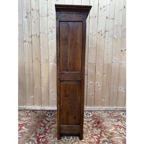 Wood Tall Renaissance Oak Bonnetière For Sale - Image 7 of 8