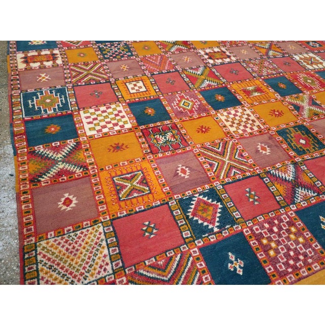 Tribal Galerie Shabab Collection Mid-20th Century Vintage Moroccan Oversize Carpet For Sale - Image 3 of 8