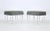 Contemporary Acrylic Benches With Grey Velvet Tops - A Pair For Sale - Image 3 of 5