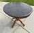 English Vintage Solid Wood and Stone Foyer Table From Retired Restoration Hardware Collection For Sale - Image 3 of 3