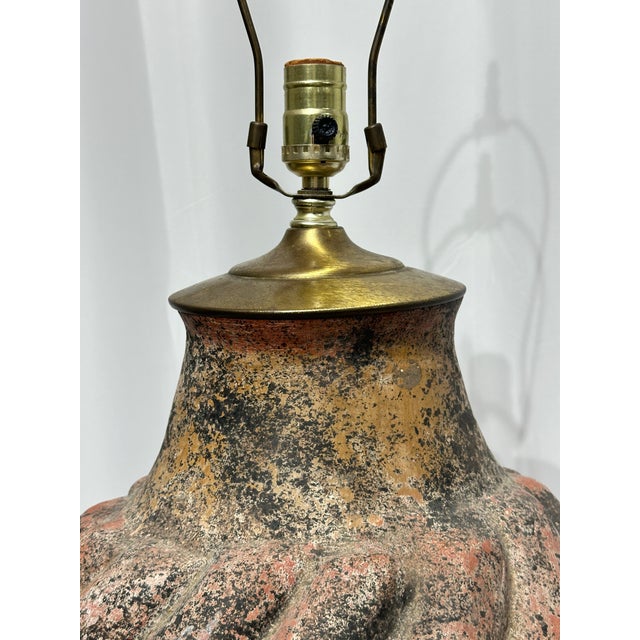 Late 20th Century Organic Post Modern Resin Lamp For Sale In Raleigh - Image 6 of 10