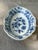 White Vintage Hand Painted Blue Meissen Serving Dish For Sale - Image 8 of 15