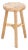 Rustic Minimalist Wooden Stool For Sale