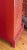 1850 Anglo Indian Sideboard or Dry Bar Cabinet Painted Cinnabar Red For Sale - Image 11 of 12