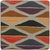 Abstract Bohemian Handmade Kilim Upholstered Ottoman For Sale - Image 3 of 9