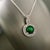 Green Natural Emerald Diamond Pendant Necklace 18" 14k W Gold 1.90 TCW Certified For Sale - Image 8 of 15