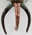 Antique Hand-Carved Polychrome Wooden Gouro Zauli Mask of the Ivory Coast For Sale - Image 9 of 15