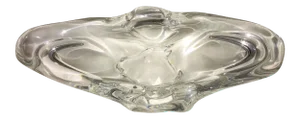 1950s French Crystal Bowl