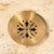 Art Deco Mantlepiece Clock in Tessellated Ice Sugar & Cream Onyx W/ Gilt Bronze For Sale - Image 11 of 15