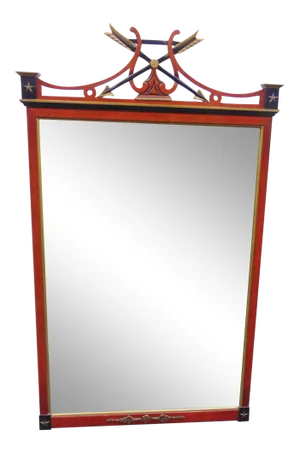 Regency Style Carved Mahogany Mirror