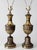 Vintage Brass Urn Table Lamps Pair For Sale - Image 10 of 12