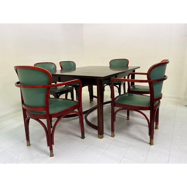 Vienna Secession Model No. 994 Extendable Dining Table by Jacob & Josef Kohn, Vienna, 1910s For Sale - Image 4 of 6