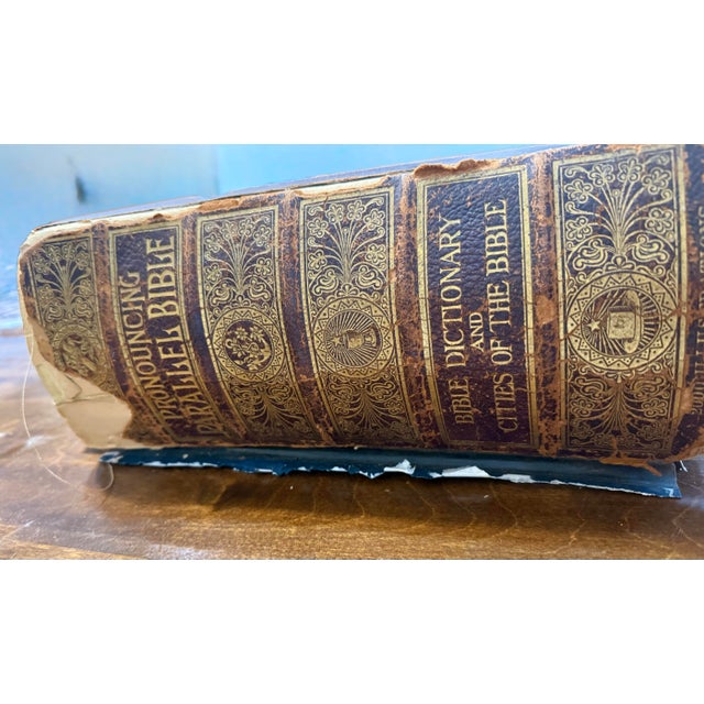 Late 19th Century Rare Antique Family Bible For Sale - Image 5 of 12