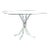 Milo Baughman Style Mid Century Glass and Chrome Dining Room Table For Sale