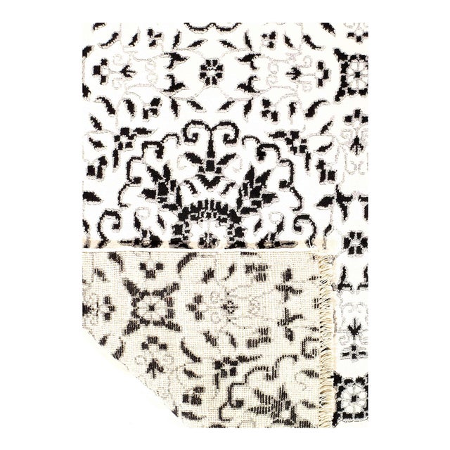Modern Pasargad DC Fine Hand Knotted Modern Rug For Sale - Image 3 of 3