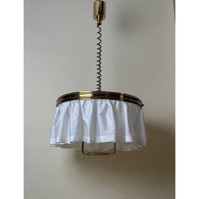Austrian Brass Pendant attributed to Kalmar, Loos Manner, 1980s For Sale - Image 10 of 18