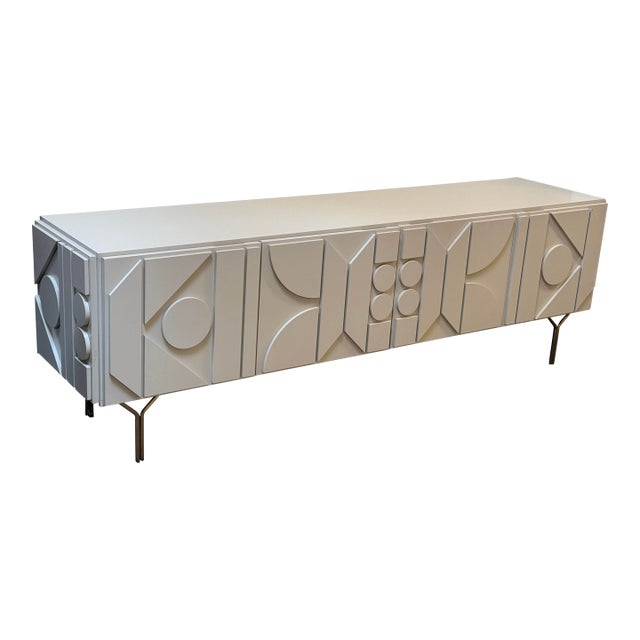 West Elm Pictograph Media Console, Carbon For Sale