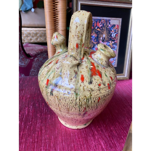 1970s Splatter Art Vase For Sale - Image 4 of 5
