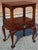 Georgetown Galleries Queen Anne Style Mahogany Two-Tier Side Table by Ritter. Measures 19.5" in width, 15" in depth, 28"...