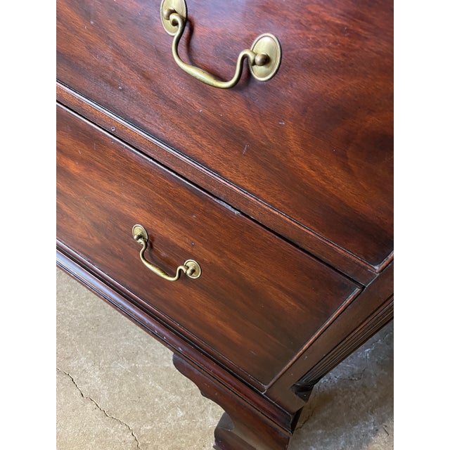 Late 20th Century Henkel-Harris New Market High Chest of Drawers For Sale - Image 6 of 12