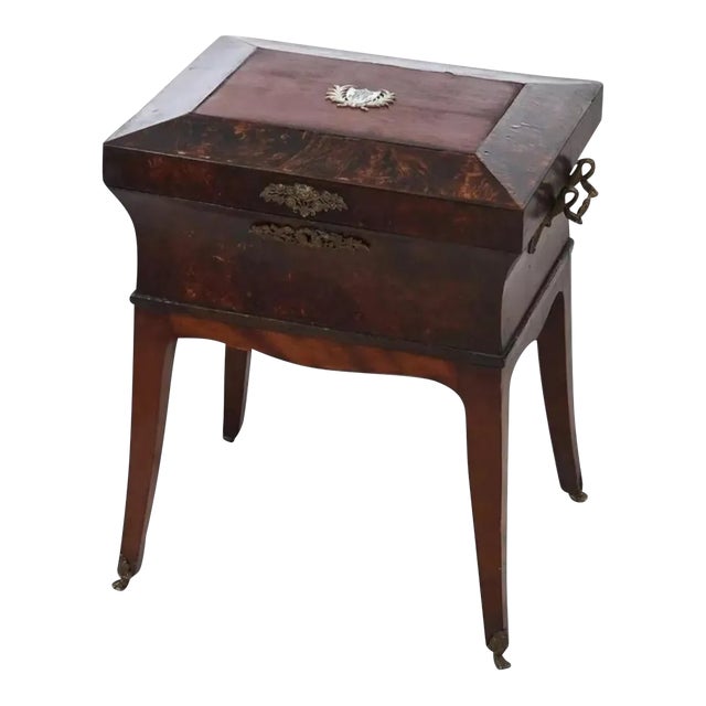 Antique French Louis XVI Olive Wood Sewing Box Jewel Chests Circa 1800 For Sale