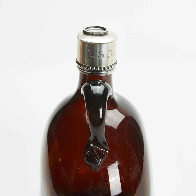 Oak Box with Liquor Bottles 1800, Set of 3 For Sale - Image 9 of 11