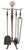 Wm. H. Jackson Co. Early 20th Century 4 Pc. Arts and Crafts Fireplace Tool Set For Sale - Image 4 of 11