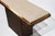 Minimalist Console in Travertine and Patinated Metal, 1970s For Sale - Image 6 of 18