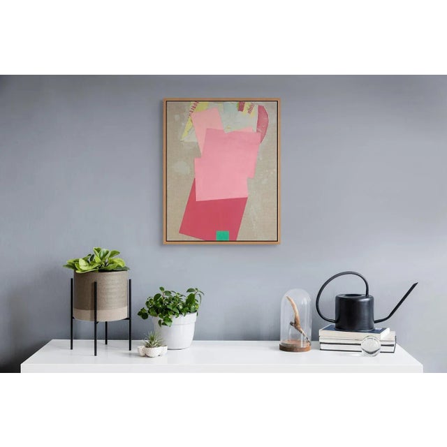 Oil, fabric, pencil on linen. Edition: Unique. Unframed. Feinberg works with a variety of techniques and mediums,...