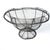 Metal Vintage French-Style Hand-Wrought Wire Pedestal Fruit Basket / Compote For Sale - Image 7 of 8