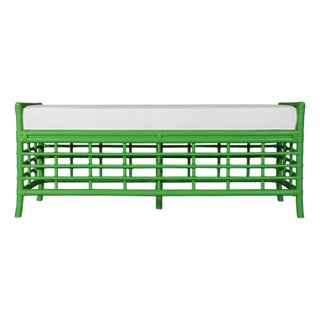 Luna Bench - Bright Green For Sale