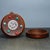 1980s Antique Huali Wood Jewelry Box With Carved Jade Center and Turquoise Stones For Sale - Image 5 of 9