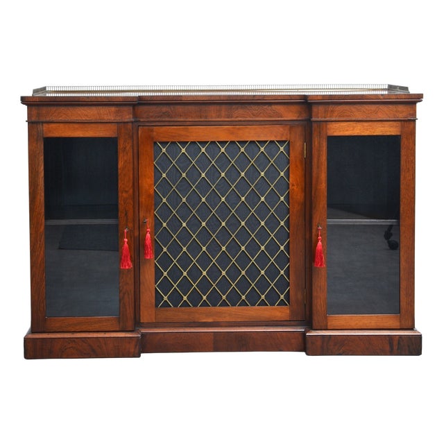 George IV Bookcase Cabinet, 1830 For Sale
