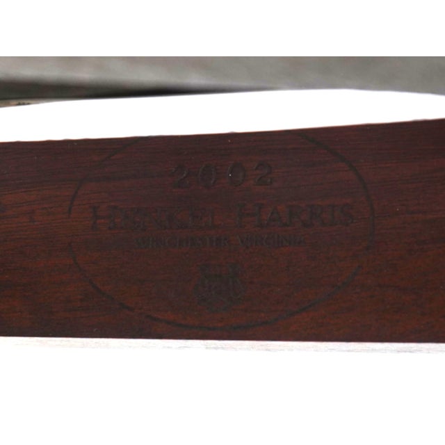 Set of 6 Henkel Harris Mahogany Chippendale Style Side Dining Chairs For Sale - Image 18 of 18